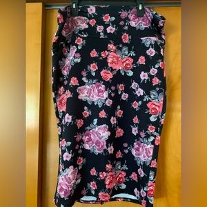 Torrid Floral Pencil Skirt